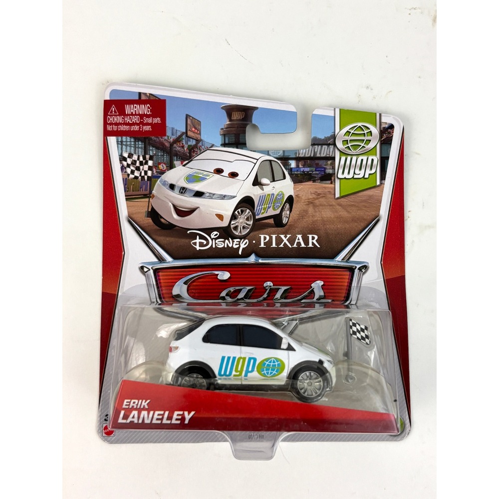 Disney Pixar Cars Erik Laneley WGP World Grand Prix Mattel Diecast Sealed